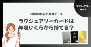 ラグジュアリーカードは年収いくらから持てる？3種類の目安と会員データ【2026年】