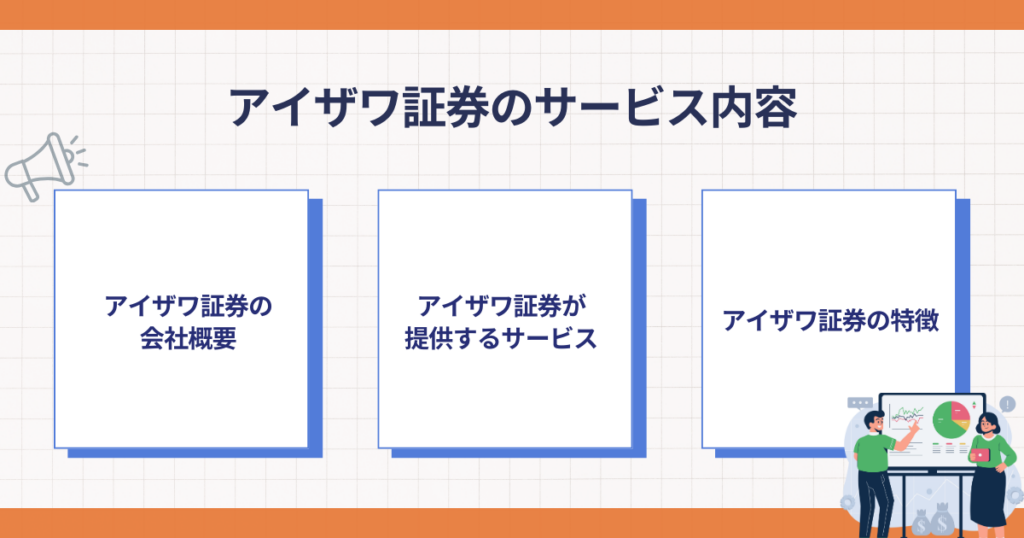 アイザワ証券のサービス内容