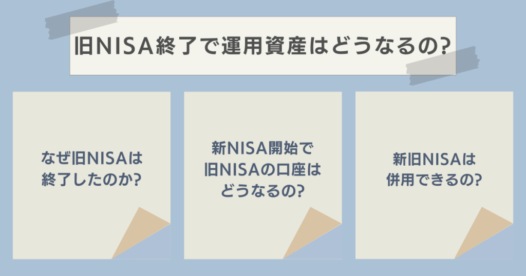 旧NISA終了で運用資産はどうなるの?　資産運用ナビ